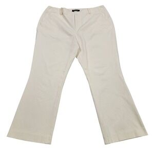 Women's Lauren‎ Ralph Lauren Pants, Cream, Size 14P, Pre-Owned Quiet Luxury